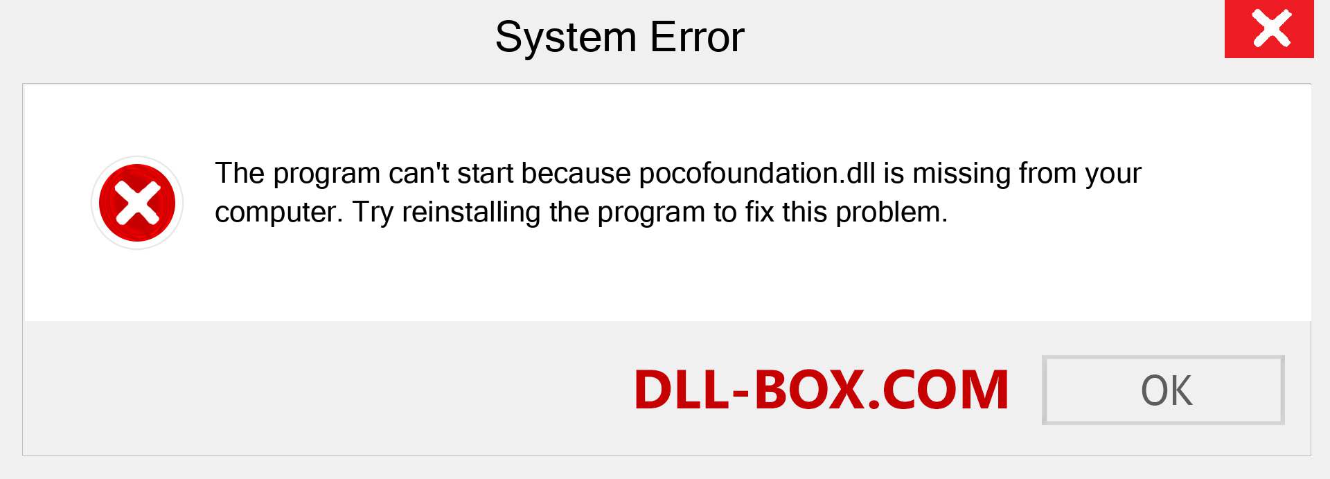  pocofoundation.dll file is missing?. Download for Windows 7, 8, 10 - Fix  pocofoundation dll Missing Error on Windows, photos, images